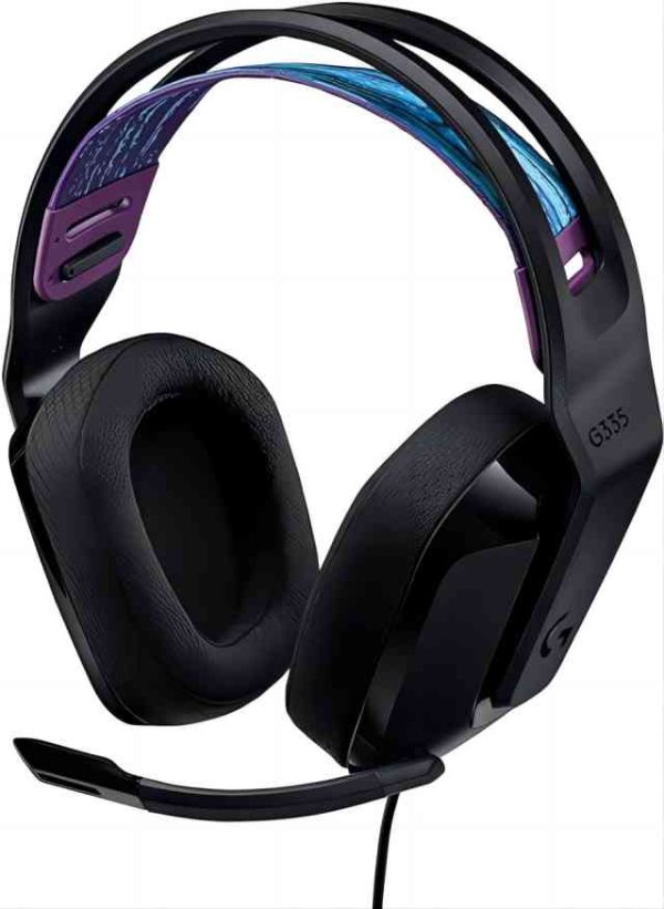 Logitech G335 Wired Gaming Headset, with Flip to Mute Microphone